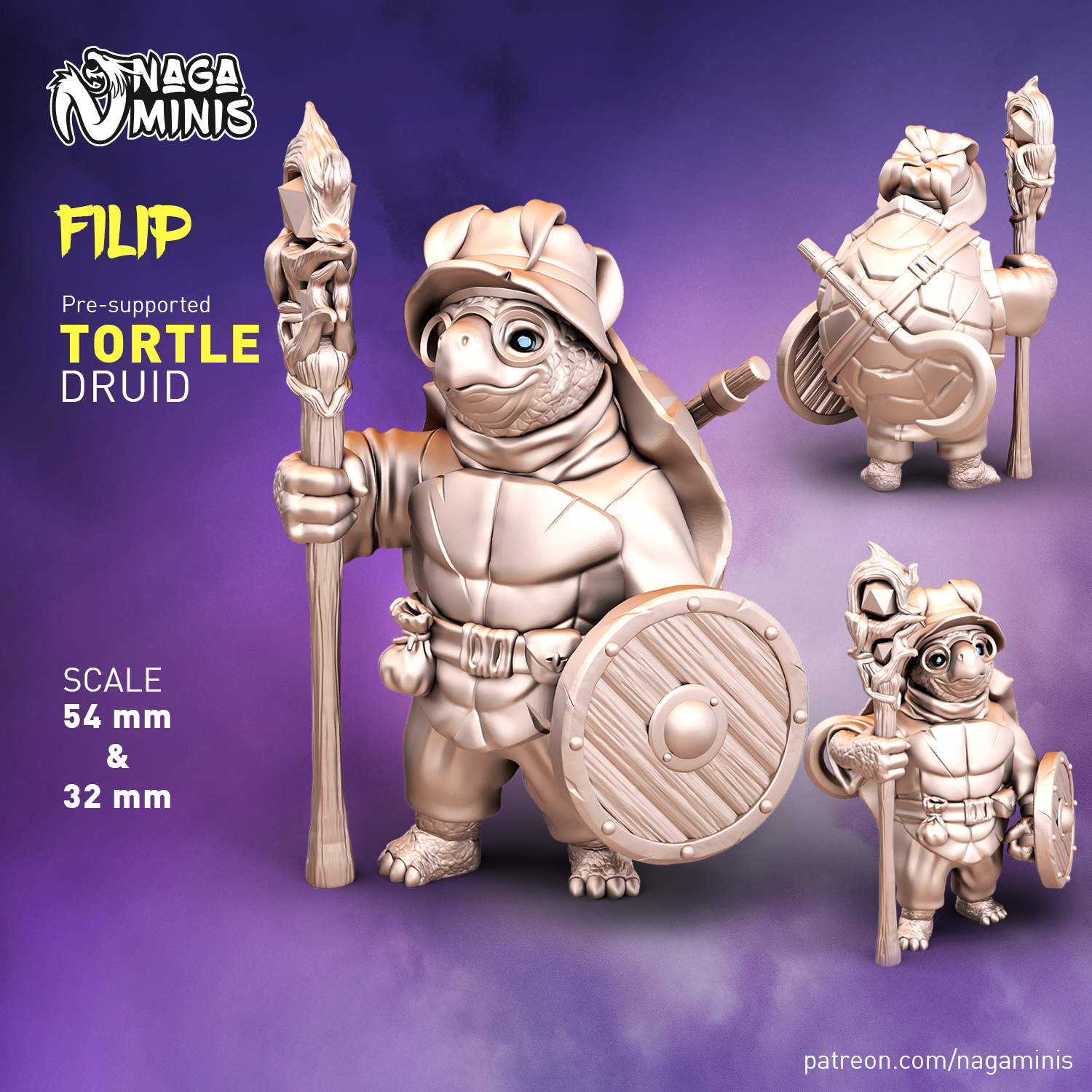 (Pre-supported) Tortle Druid